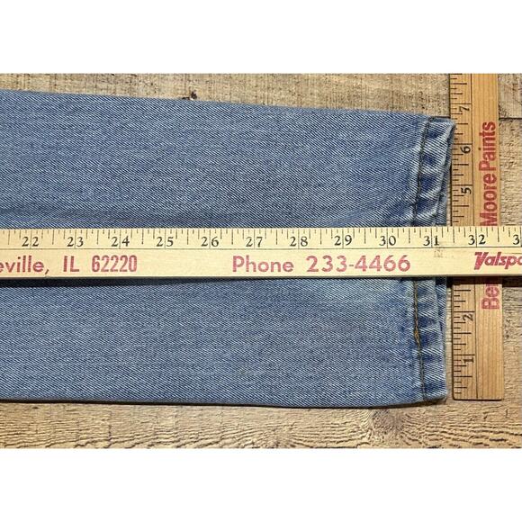 Levis 511 Jeans Mens 30X32 Blue Measures 29X31 Light Wash Straight Leg - Picture 4 of 6